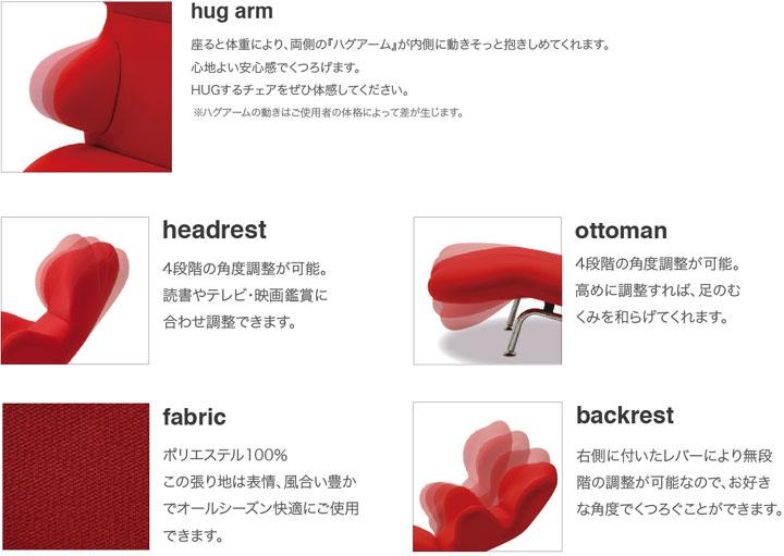 HUGHAPPY リクライニングチェア